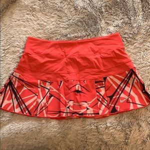 Dri-Fit Coral Nike Tennis Skirt